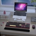 thumbnail image 2 of Combos de teclado y ratón Links9+ Retro Wireless Burgundy, 2 of 6