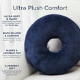 thumbnail image 3 of Cheer Collection Round Donut Pillow - Super Soft Microplush Doughnut Pillow and Comfy Seat Cushion for Kids and Adults, 3 of 5