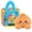 Orange, variant on 2026 Plush Dumpling Squishy Mystery, Stuffed Dumpling Squishies Plushies Fidget Toy, Simulated Steamer & Fuzzy Handle, Christmas Surprise Stress Relief Collectible Toy Pink