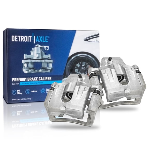 Detroit Axle - Rear 2pc Brake Calipers for Buick Rainier Chevy SSR Trailblazer EXT GMC Envoy XL XUV Isuzu Ascender Olds Bravada Saab 9-7X