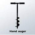 thumbnail image 5 of Mistaha 150mm Manual Earth Auger Drill Bit with Wing Nut Connection - Cast Steel Roundtip for Planting Trees and Digging Weeds - Antislip Handle for Effortless Use, 5 of 5