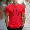 thumbnail image 3 of Plus Size T Shirts for Men Pack Fashion Breathable Round Neck Streetwear Tee Summer Classic Athletic Running Tee, 3 of 5