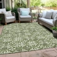 thumbnail image 6 of Addison Rugs Chantille Indoor/Outdoor Transitional Floral Green Washable Rectangle Rug, 8' x 10', 6 of 6