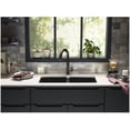 thumbnail image 7 of Kohler K-5846-5U Brookfield 33" Double Basin Undermount Enameled Cast - Sandbar, 7 of 7