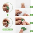 thumbnail image 4 of 100 Piezas de Pinzas de Plantas de Jardín, Pinzas de Fijación Una Presión para Soporte de Pared de Escalada para Plantas Gancho Adhesivo Fijador Autoadhesivo, 4 of 6