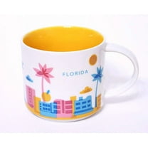 Florida Starbucks You Are Here Collection 14 Ounce Ceramic Mug