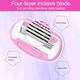 thumbnail image 4 of Women's Razor 4 Blades, Smooth Women's Razor Flexball Compact Women's Razor with Travel Case, Armpit Hair Knife Waterproof, 4 of 5