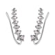 thumbnail image 4 of 2 pares de pendientes tipo puño para la oreja, joyería de moda, regalos, ganchos para la oreja para uso diario en vacaciones. Blanco, 4 of 9