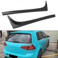 thumbnail image 5 of Black Rear Window Side Spoiler Wing for GOLF 7 MK7 GTD R 2014-2018 Car-Styling Auto Rear Window Mir, 5 of 5
