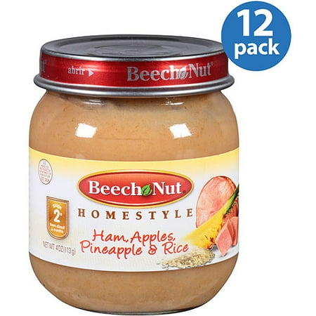 Beech Nut Stage 2 Ham, Pineapple & Rice