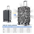 thumbnail image 5 of Goofa Zebra Pattern Luggage Covers For Suitcase,Suitcase Cover Protector Fit 18-32 Inch Luggage-X-Large, 5 of 9