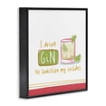 thumbnail image 3 of Stupell Industries Eclectic Funny Gin Phrase Black Framed Giclee Art, 12 x 12, by Courtney Morgenstern, 3 of 8