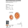 thumbnail image 2 of Copa Diamante Turbo 4' Truper 12258 Truper CDT-2168, 2 of 2