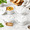 White-12oz, variant on Mini Cocotte 12oz Ceramic Casserole Dish Set With Lid Red