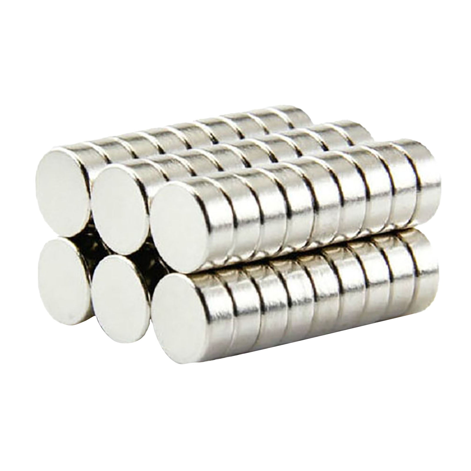 Neodymium Disc Magnets 8Pcs Magnets with Double-sided Adhesive 8Pcs Mini Magnets Multi-Use for Fridge door Whiteboard Magnetic map Magnetic Screen Door Bulletin board Refrigerators 16PC