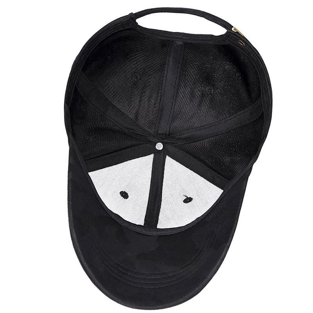 Wweixi Cotton Baseball Cap Outdoor Casual Solid Color Embroidery