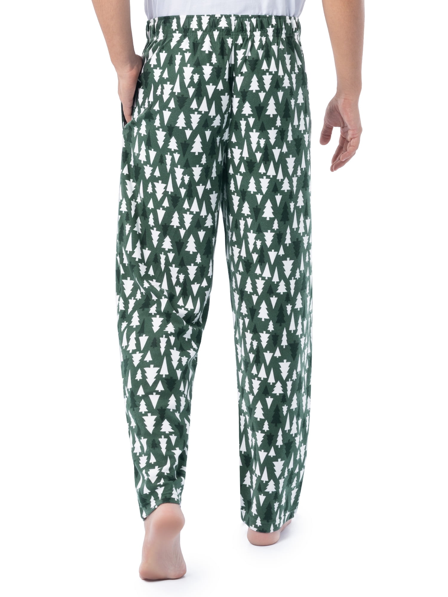 Fruit of the Loom Men's Matte Fleece Holiday Print Pajama Pants, Sizes S-5XL