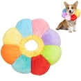 thumbnail image 1 of Collar, Cat Recovery Collar Protective Collar Adjustable Soft Edge Breathable Designed Protective Pet Collar, Colorful Sun Flower, S, 1 of 5