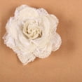 thumbnail image 4 of Ramo de flores de arpillera para boda rústica, con encaje, para aniversario de bodas y compromiso. Los 6cm, 4 of 8