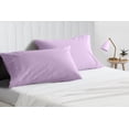 thumbnail image 1 of King Pillowcase Size Lilac Soft Brushed Pillow Cover Microfiber Hotel Luxury Fade Wrinkle Stain Resistant Bedding, 1 of 5