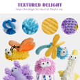 thumbnail image 3 of Juguetes para perros Nocciola, pequeños y medianos, chenille Squeaky, 5 paquetes, 3 of 7