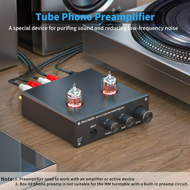 HIFI RIAA Phono Preamp for MM/MC Turntables Mini Record Player Stereo Preamp