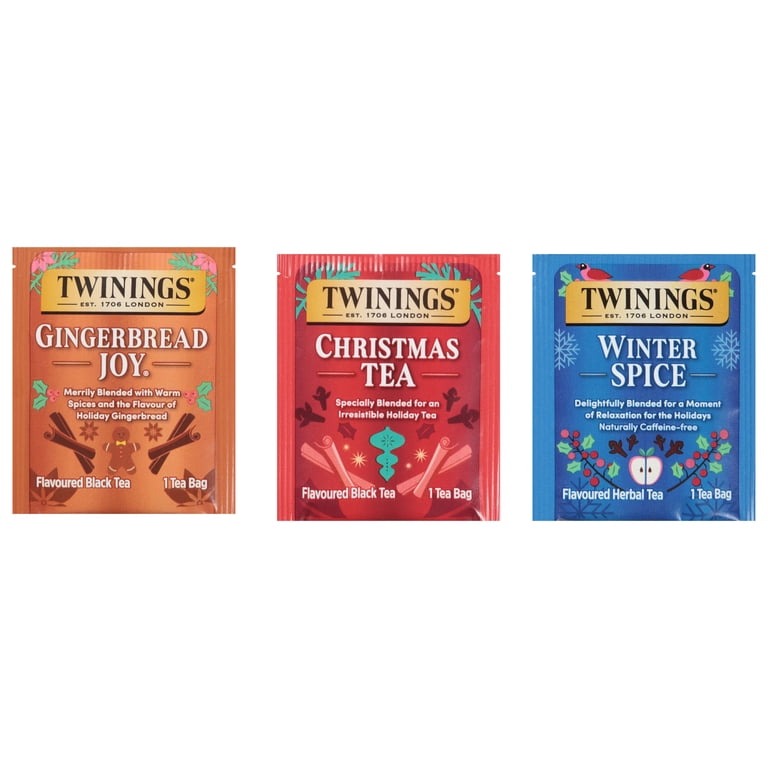 Twinings Winter Collection Tea Bags, 3 Boxes, 60 Count - Walmart.com