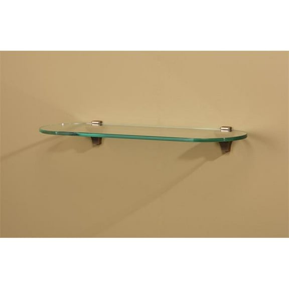 Amore Designs CPTSINFINITYCL Concepts Infinity Clear Glass Shelf