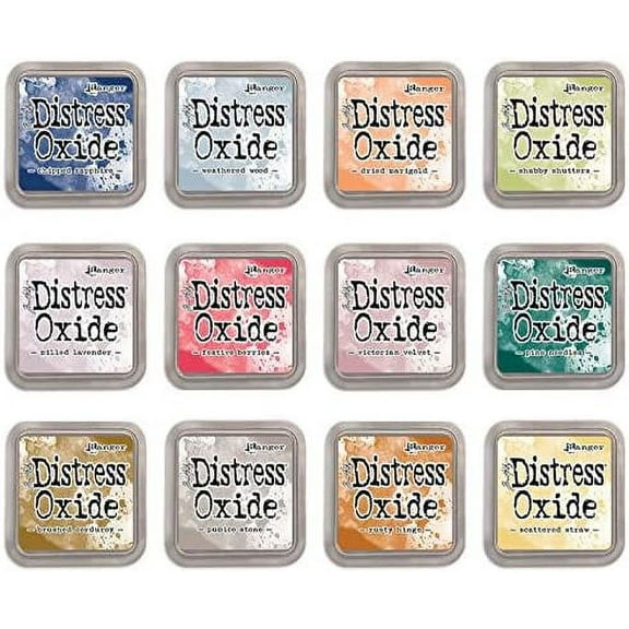 Ranger Tim Holtz Distress Oxide Ink Fall 2018 (Release 5) - 12 Ink Pad Bundle