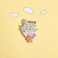 thumbnail image 4 of Flower Bouquet Resin Fridge Magnet Set — 3D Magnetic Sticker for Refrigerator, Office, or Metal Surfaces; 7.5 cm x 6 cm to 7.5 cm x 5.5 cm; Assorted Colors, 4 of 7