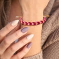 thumbnail image 2 of SUSHANG Colorful Braided Bracelet Thread Simple Small Fresh Bracelet Adjustable Couple Bracelet Friendship Bracelet, 2 of 5