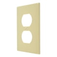thumbnail image 2 of Placas Para Contacto Dúplex Leviton Marfil Plástico 10 Pieza, 2 of 3