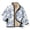 Blue Toile De Jouy Country Village, variant on Ocean Wave Print Full Zip Jacket for Girls Boys No Hood Loose Sweatshirt 2026 Zip up Y2k Jackets Coat Casual Long Sleeve Outerwear Fall Winter Jackets with Pockets, 4 Years