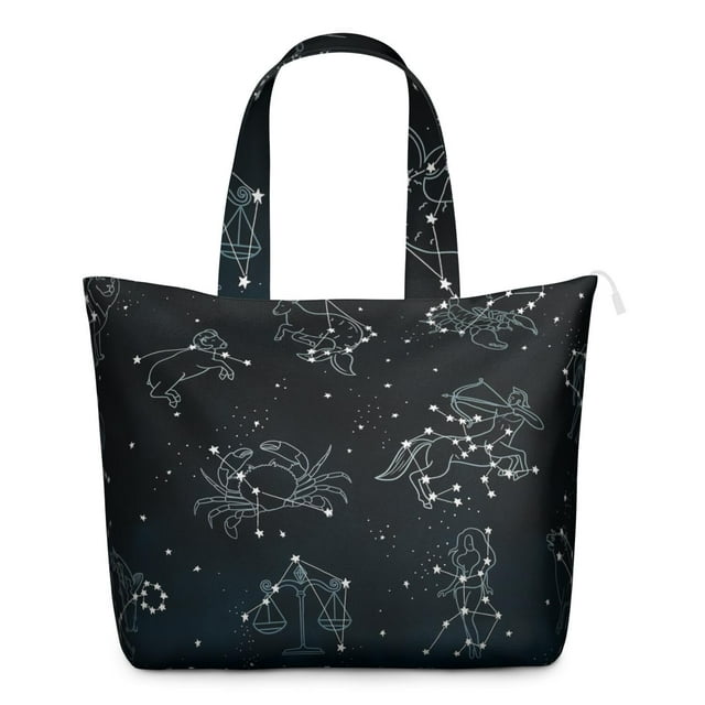 Sci-fi Lovers Weekender Bag Featuring Nebula Cosmic Alien Artwork Lightweight Travel Tote with Multiple Compartments for Gym, Camping, Weekend Adventures
