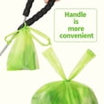 thumbnail image 4 of Thickened Vest Style Pet Waste Bags with Easy-Tie Handles, Portable Roll-Packed Dog Poop Bags, Disposable Cat Litter Disposal Liners, 4 of 6