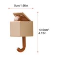 thumbnail image 2 of 1 Pcs Creative Cat  Wall Hook Key Holder Adhesive Coat Hook，Hat Key Hooks Decorative for Wall, 2 of 10