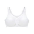 thumbnail image 3 of Glamorise Womens Magic Lift Front-Close Wirefree Posture Bra, 46DD, White, 3 of 7