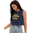 thumbnail image 3 of DARING DIVA Stylish Loose Fit Women's Top with Crew Neck Design M Dark Blue Print, 3 of 7