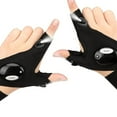 thumbnail image 4 of Gants Sans Doigts avec Lumière LED, Gants avec Lampe de Poche LED pour Cyclisme, 4 of 8