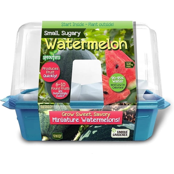 Unique Gardener Grow Your Own Watermelons, Plant Seeds for Indoor Planting & Outdoor Gardening