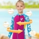thumbnail image 5 of Greeniant Traje de neopreno para niños de 2,5 MM, de manga larga, de una pieza, para mantener el calor, protección con cremallera frontal, Deportes acuáticos rojo púrpura L, 5 of 6