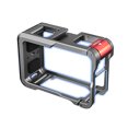 thumbnail image 2 of Sport Camera Cage Conejo Marco Protector La Caja Del Aluminio Metal Con Zapatilla Fría 1/4 Pulgadas para Dji Osmo Action 3/4 Accesorios Cámaras Acción, 2 of 9