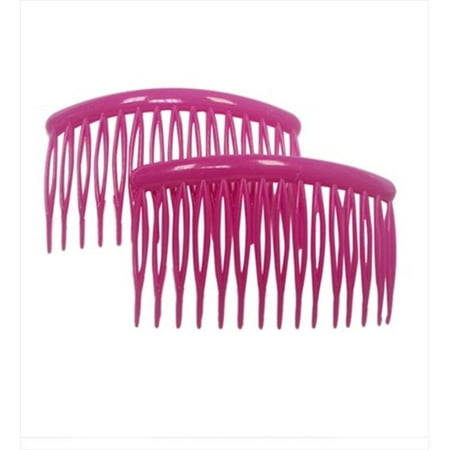 CoverYourHair 60740 Pink 3 Inch Plastic Hair Combs