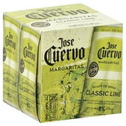 Jose Cuervo Classic Lime Margaritas, 4 pack, 6.8 fl oz