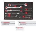 thumbnail image 3 of Juego Llaves Matraca Combinadas Pulido Espejo 12Pzs Urrea, 3 of 4