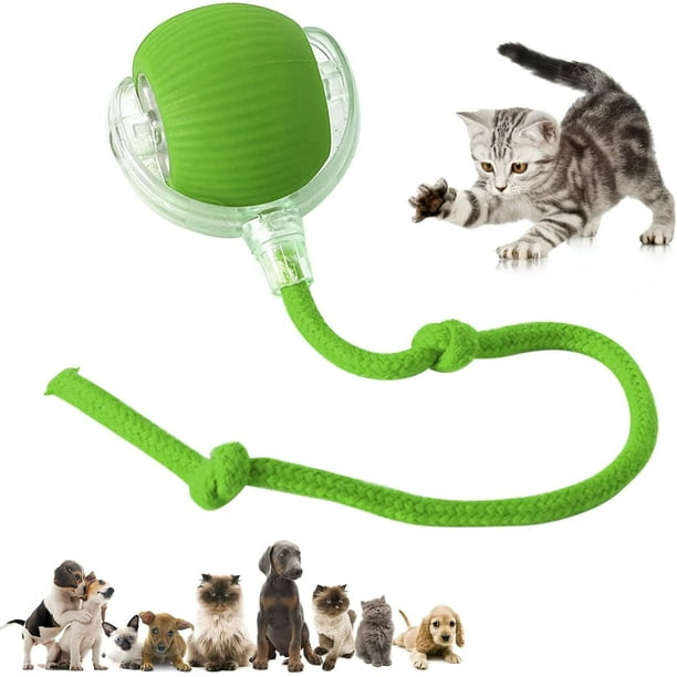 Juguete interactivo con forma de pelota para gatos, nuevo juguete automático para perros y gatos, juguetes de enriquecimiento para gatos aburridos en interiores, juguetes inteligentes con forma de