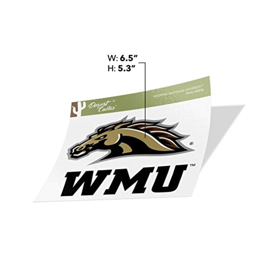 State Boarder Sticker Western Michigan University WMU Broncos NCAA Vinyl Decal Laptop Water Bottle Car Scrapbook