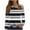 Black, variant on CLOISE Tees for Women Fall Fashion Striped Blouses V Neck Long Sleeve Cold Shoulder Tees Comfy Color Block Hollow Asymmetrical Tops Y2k Outfits Orange XL