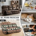 thumbnail image 6 of COEQINE Recliner Sofa Cover Stay in Place 3 Seater Lazy Boy Recliner Chair Cover 8 Pieces Washable Reclining Sofa Slipcover for Home Living Room Decor, Western Cowboy Horse Cactus, 6 of 8
