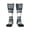 1 Black, variant on Women's Knee High Socks Thin Blue Line Flag America Outdoor Casual Tube Socks